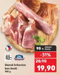 Kaufland Uzená krkovice bez kosti nabídka