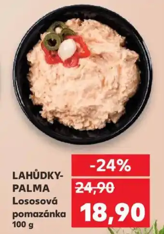 Kaufland LAHŮDKY- PALMA Lososová pomazánka nabídka