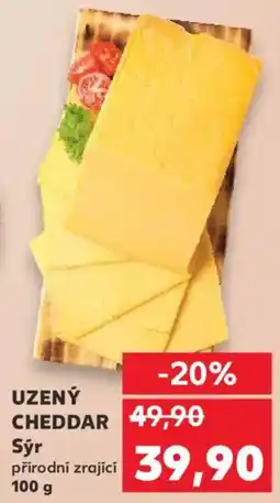 Kaufland UZENÝ CHEDDAR Sýr nabídka
