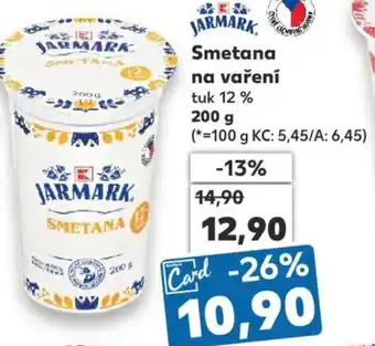 Kaufland Smetana na vaření nabídka