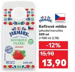 Kaufland Kefírové mléko jahoda/meruňka nabídka