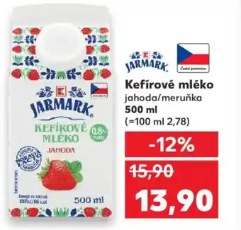 Kaufland Kefírové mléko jahoda/meruňka nabídka