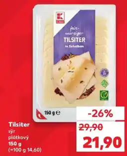 Kaufland Tilsiter sýr plátkový nabídka