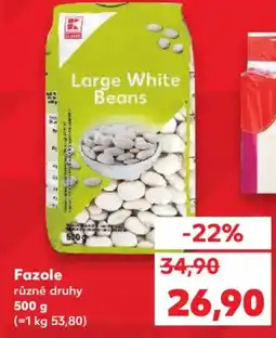 Kaufland Fazole nabídka
