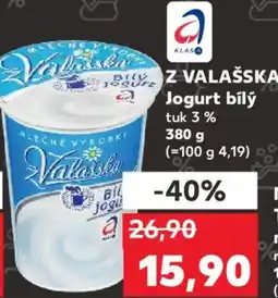 Kaufland Z VALAŠSKA Jogurt bílý nabídka