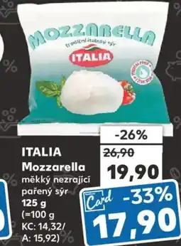 Kaufland ITALIA Mozzarella nabídka