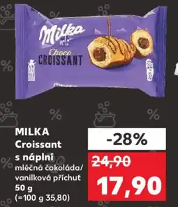 Kaufland MILKA Croissant s náplni nabídka