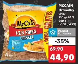 Kaufland MCCAIN Hranolky vlnky nabídka