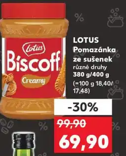 Kaufland LOTUS Pomazánka ze sušenek nabídka