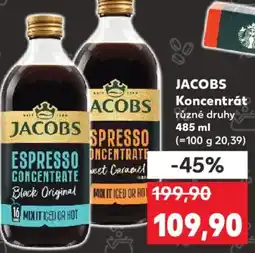 Kaufland JACOBS Koncentrát nabídka