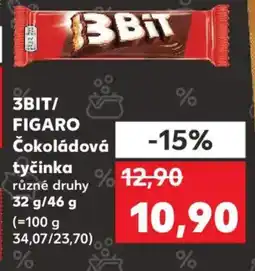 Kaufland 3BIT/ FIGARO Čokoládová tyčinka nabídka