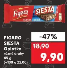 Kaufland FIGARO SIESTA Oplatka nabídka