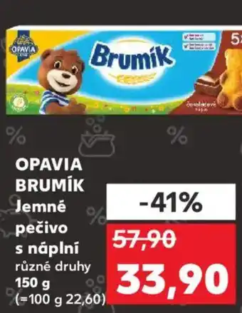 Kaufland OPAVIA BRUMÍK Jemné pečivo s náplní nabídka