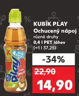 Kaufland KUBÍK PLAY Ochucený nápoj nabídka