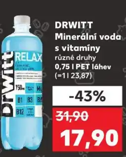 Kaufland DRWITT Minerální voda s vitamíny nabídka