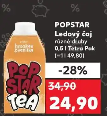 Kaufland POPSTAR Ledový čaj nabídka