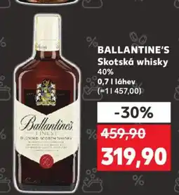 Kaufland BALLANTINE'S Skotská whisky 40% nabídka