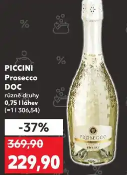 Kaufland PICCINI Prosecco DOC nabídka