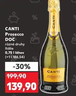 Kaufland CANTI Prosecco DOC nabídka