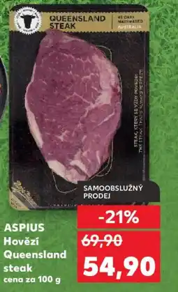 Kaufland ASPIUS Hovězí Queensland steak nabídka