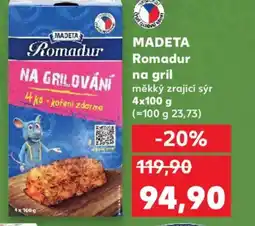 Kaufland MADETA Romadur na gril nabídka