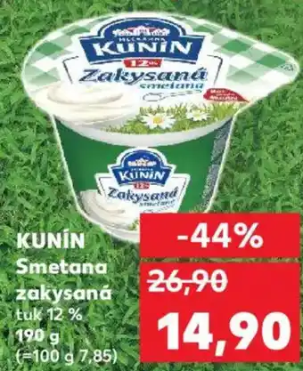 Kaufland KUNIN Smetana Zakysaná nabídka