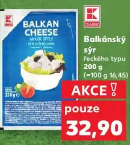 Kaufland Balkánský sýr řeckého typu nabídka