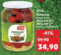 Kaufland VIVA Feferony nabídka