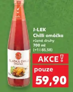 Kaufland J-LEK Chilli omáčka nabídka