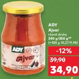 Kaufland ADY Ajvar nabídka