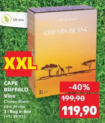 Kaufland CAPE BUFFALO Vino nabídka