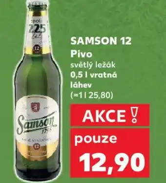 Kaufland SAMSON 12 Pivo nabídka