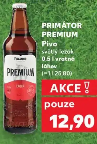Kaufland PRIMÁTOR PREMIUM Pivo nabídka