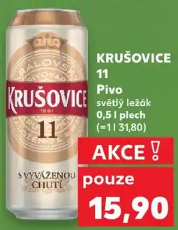 Kaufland KRUŠOVICE 11 Pivo nabídka