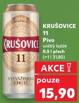 Kaufland KRUŠOVICE 11 Pivo nabídka
