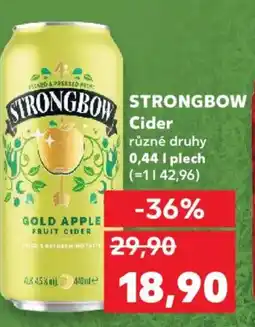 Kaufland STRONGBOW Cider nabídka