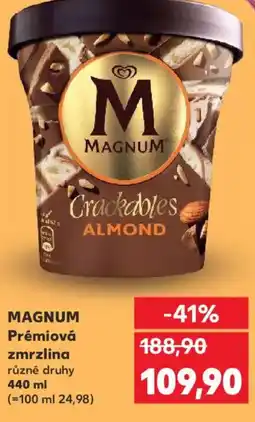 Kaufland MAGNUM Prémiová zmrzlina nabídka