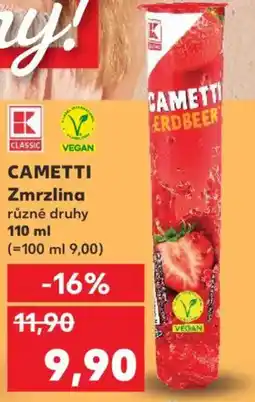 Kaufland CAMETTI Zmrzlina nabídka