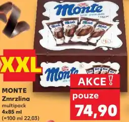 Kaufland MONTE Zmrzlina nabídka