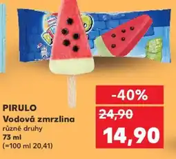 Kaufland PIRULO Vodová zmrzlina nabídka
