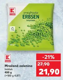 Kaufland Mražená zelenina hrášek nabídka
