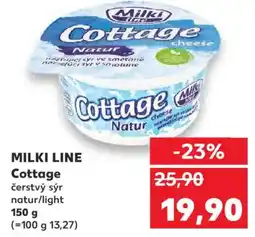 Kaufland MILKI LINE Cottage nabídka