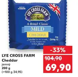 Kaufland LYE CROSS FARM Cheddar nabídka