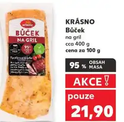 Kaufland KRÁSNO Bůček na gril nabídka