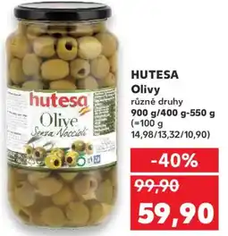 Kaufland HUTESA Olivy nabídka