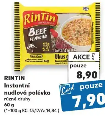Kaufland RINTIN Instantní nudlová polévka nabídka