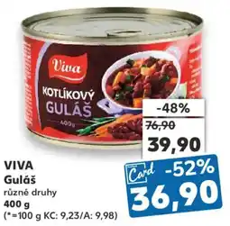 Kaufland VIVA Guláš nabídka