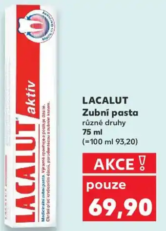 Kaufland LACALUT Zubní pasta nabídka