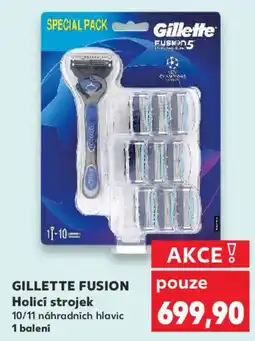 Kaufland GILLETTE FUSION Holicí strojek nabídka
