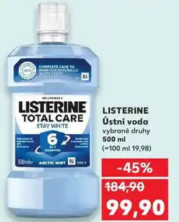 Kaufland LISTERINE Ústní voda nabídka